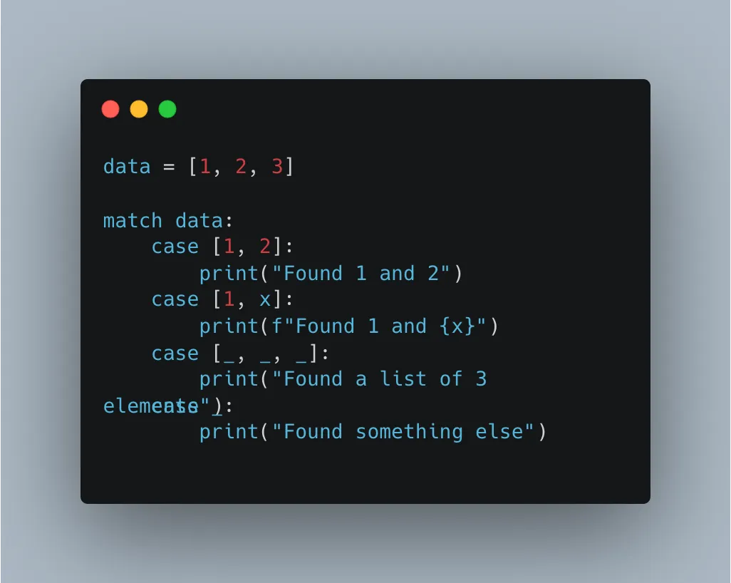 Structural Pattern Matching in Python is a game-changer! 🔍🐍🚀