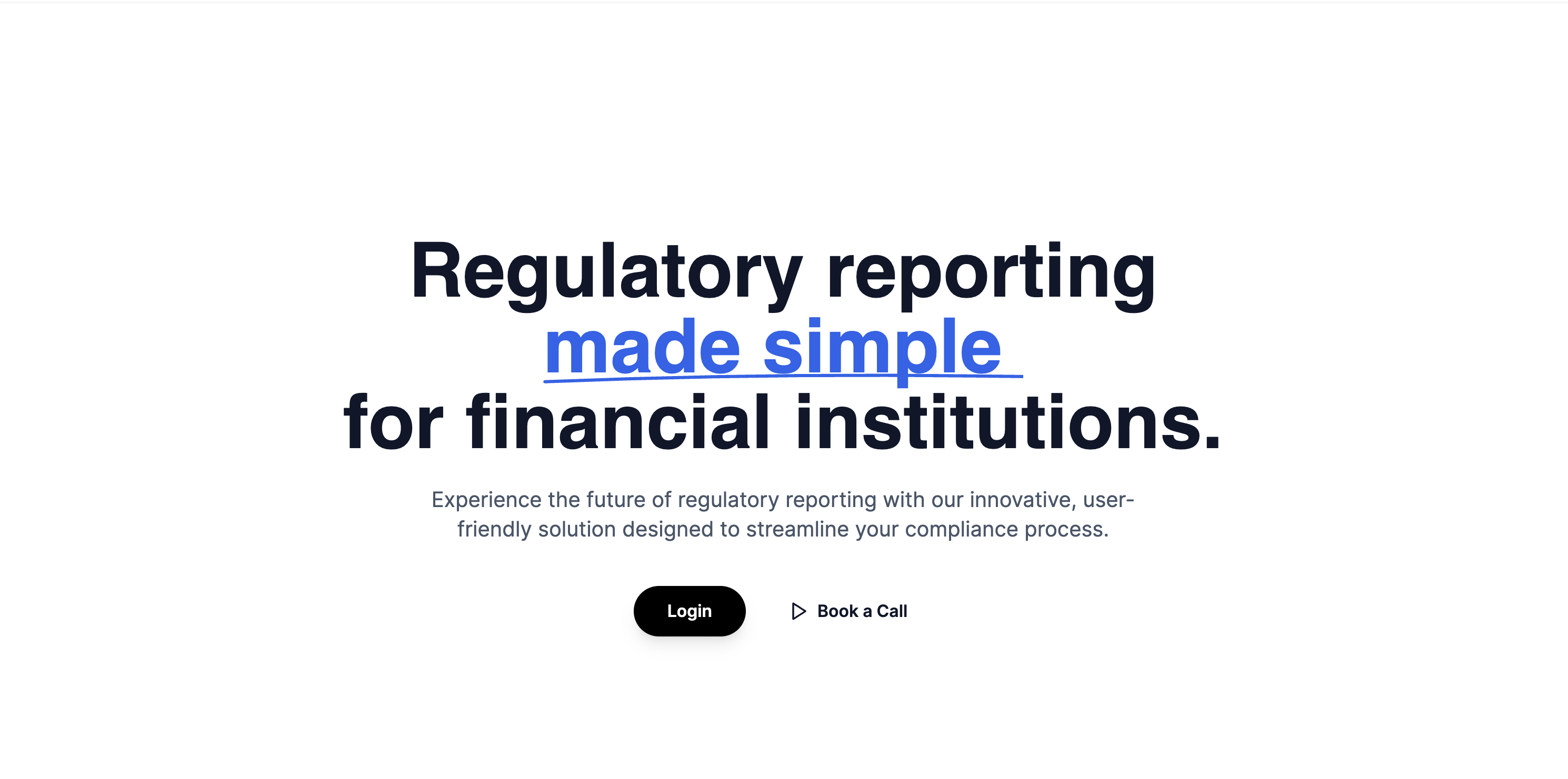 RegNxt: Advanced Regulatory Reporting Platform