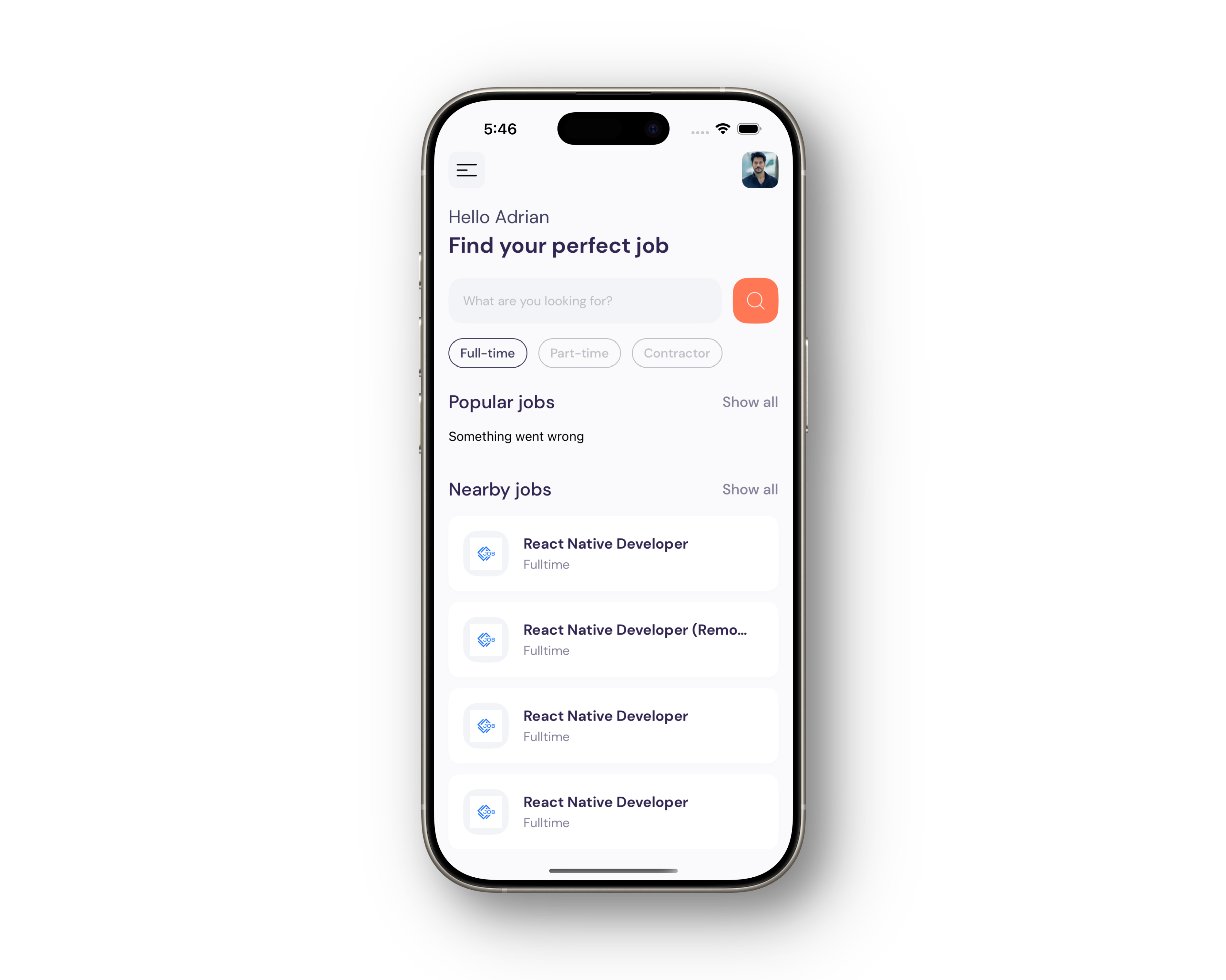 JobHunt Mobile: Cross-platform Job Search Application